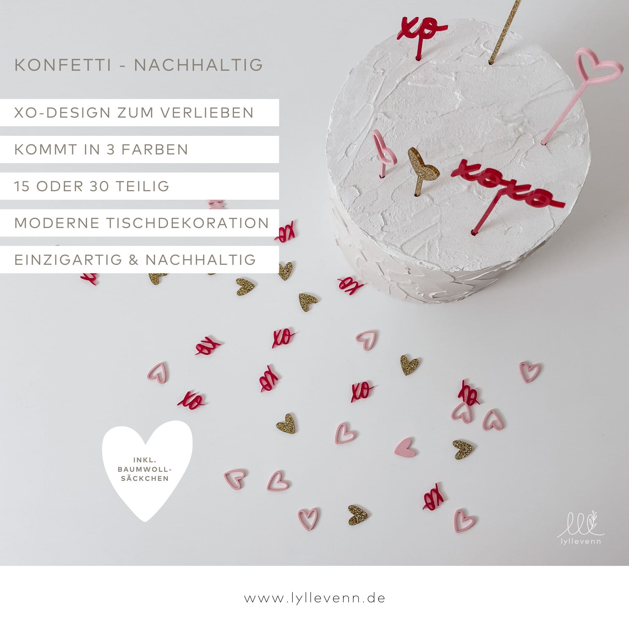 Konfetti Valentinstag – Nachhaltiger Mix für besondere Anlässe