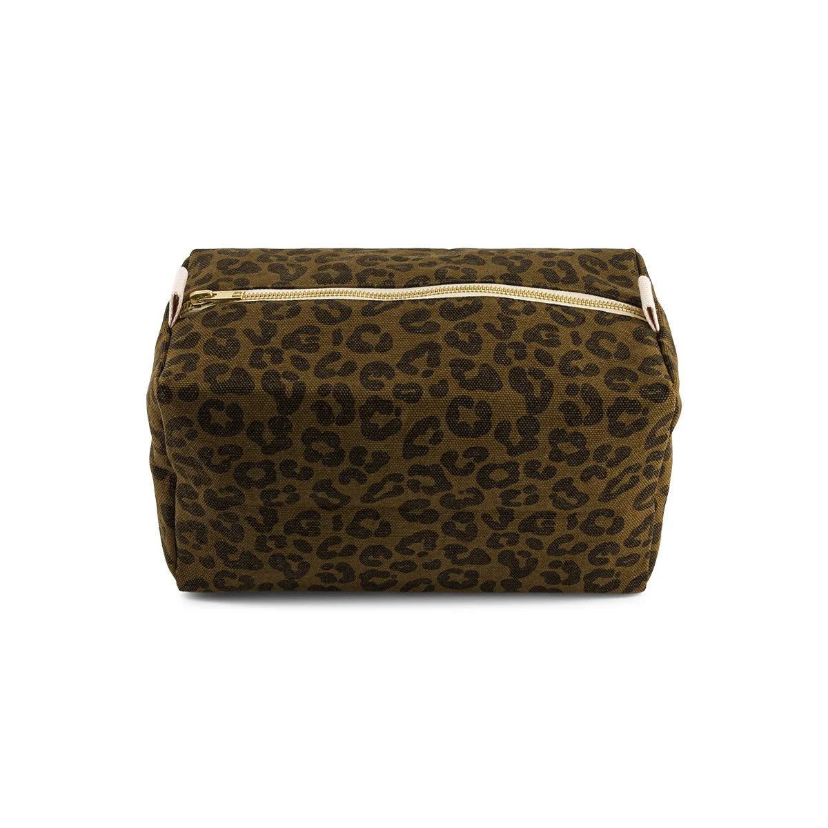 KOSMETIKTASCHE LEOPARD – OLIVE - lyllevenn