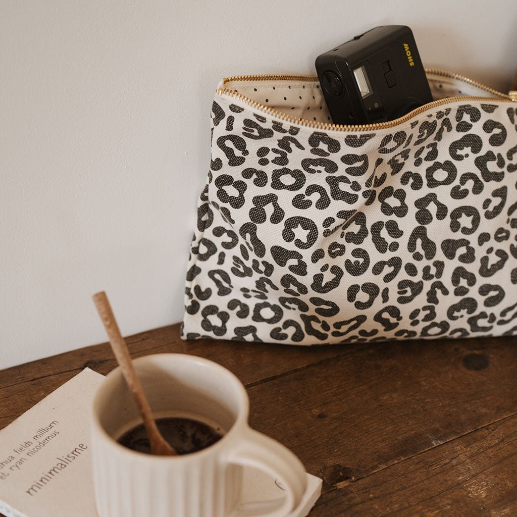 TASCHE LEOPARD – GREIGE - lyllevenn