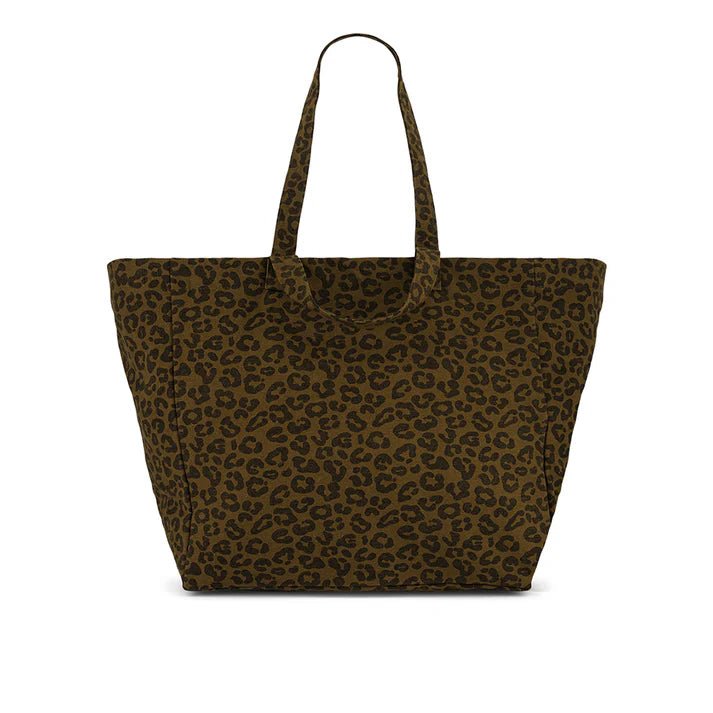 TRAGETASCHE LEOPARD – OLIVE - lyllevenn