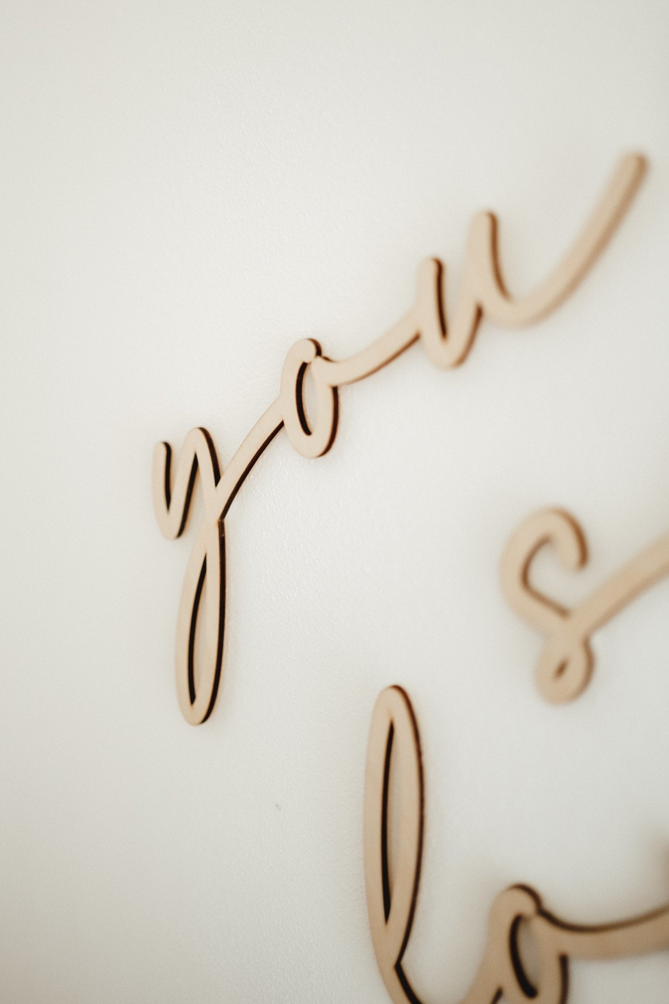 You are so loved | 3D Schriftzug | 3D Wanddeko | Kinderzimmer - lyllevenn-store